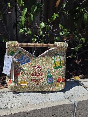 Viral Beaded Bag Beach Scene Lobster 🦞  Bikini 👙